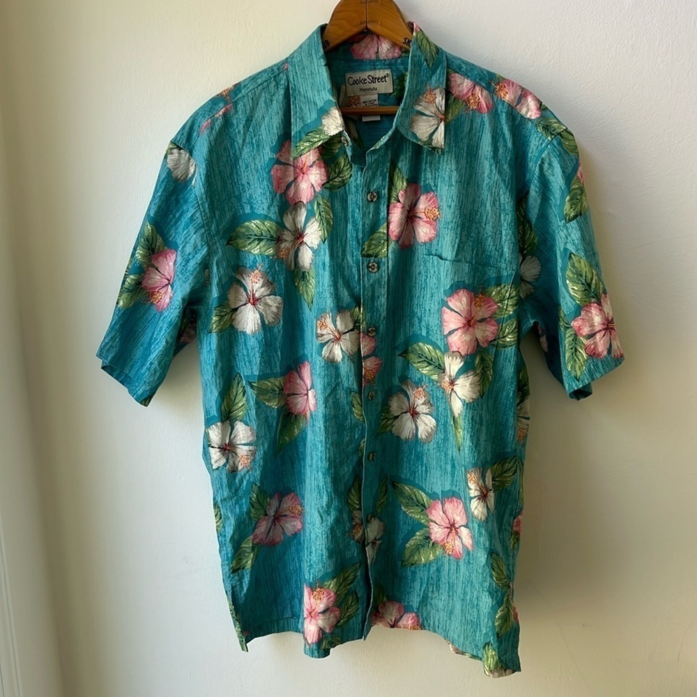 Cooke Street Men’s Classic Hawaiian shirt Size Large - Picture 2 of 8